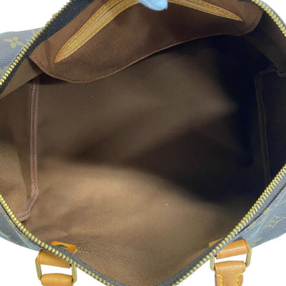 Louis Vuitton Bitton M41524 Speedy 35 Monogram Leather Boston Bag Brown Unisex