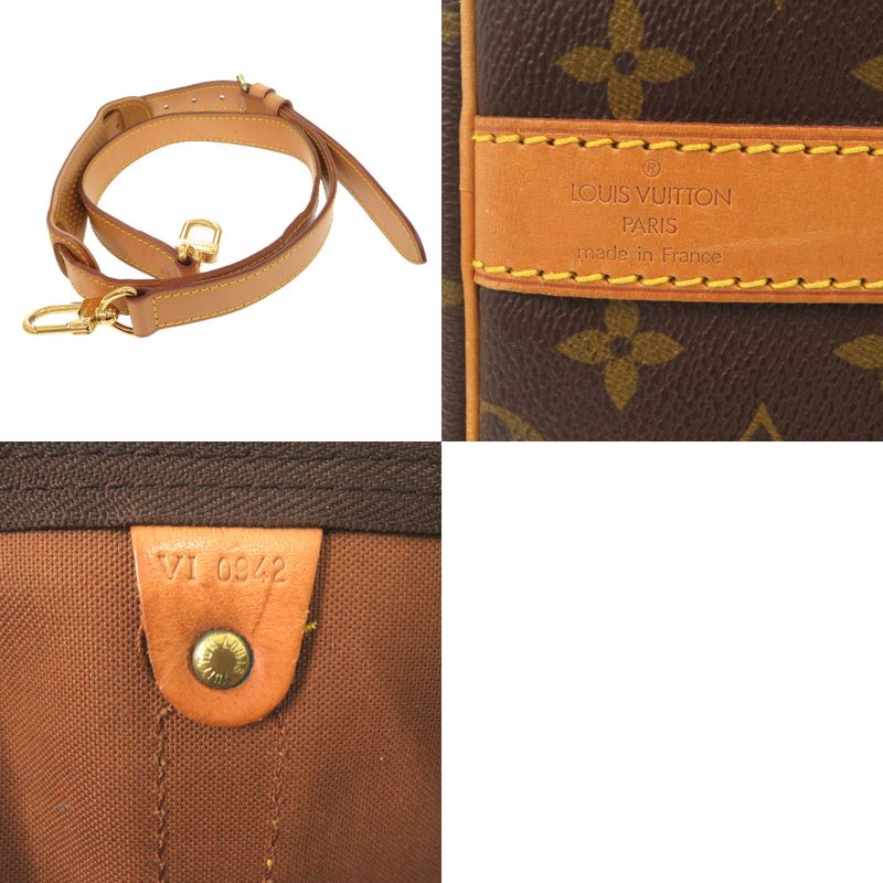 Louis Vuitton Keepall Bandoliere 60 Monogram M41412 Boston Bag LV 1315 Louis