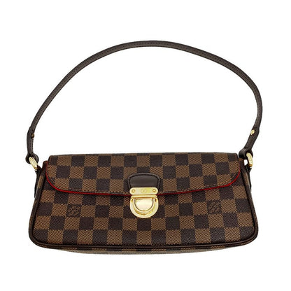 Louis Vuitton Ravello PM Shoulder Bag Damier Ebène N60007 Brown Gold Hardware