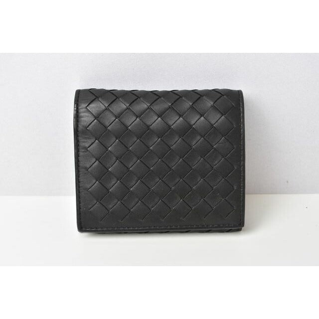 Bottega Veneta Mini Wallet Trifold Men Women Intrecciato — view 4