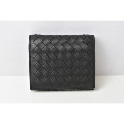Bottega Veneta Mini Wallet Trifold Men Women Intrecciato — view 4
