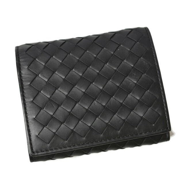 Bottega Veneta Mini Wallet Trifold Men Women Intrecciato