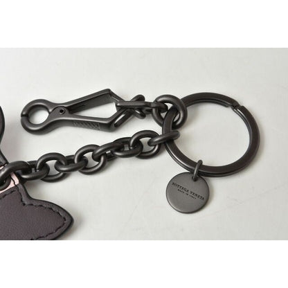 Bottega Veneta Key Ring Holder Bag Charm Cat Peach Plum — view 3