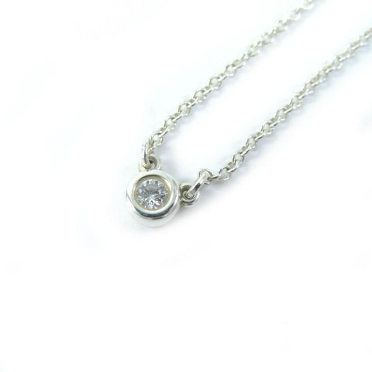 Tiffany & Co Color By The Yard Elsa Peretti Ag925 1P Diamond Necklace Accessory