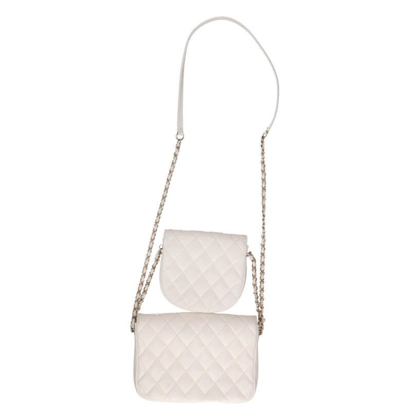 Chanel Lambskin 2-strand Chain Shoulder Bag Women