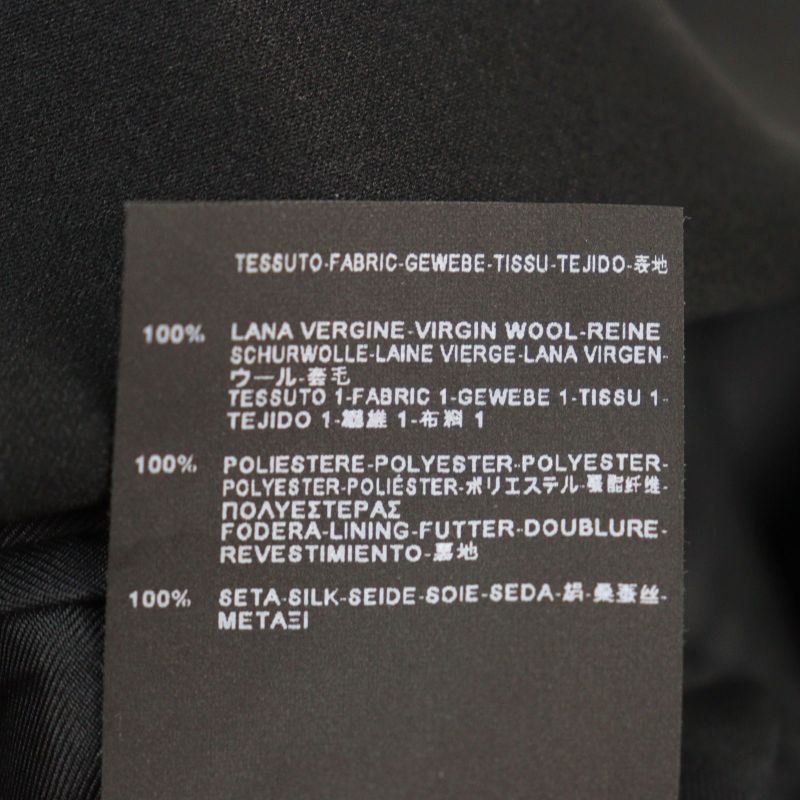 Saint Laurent Paris 2014 326807 100% Wool Eddy Period Peaked Lapel Walnut