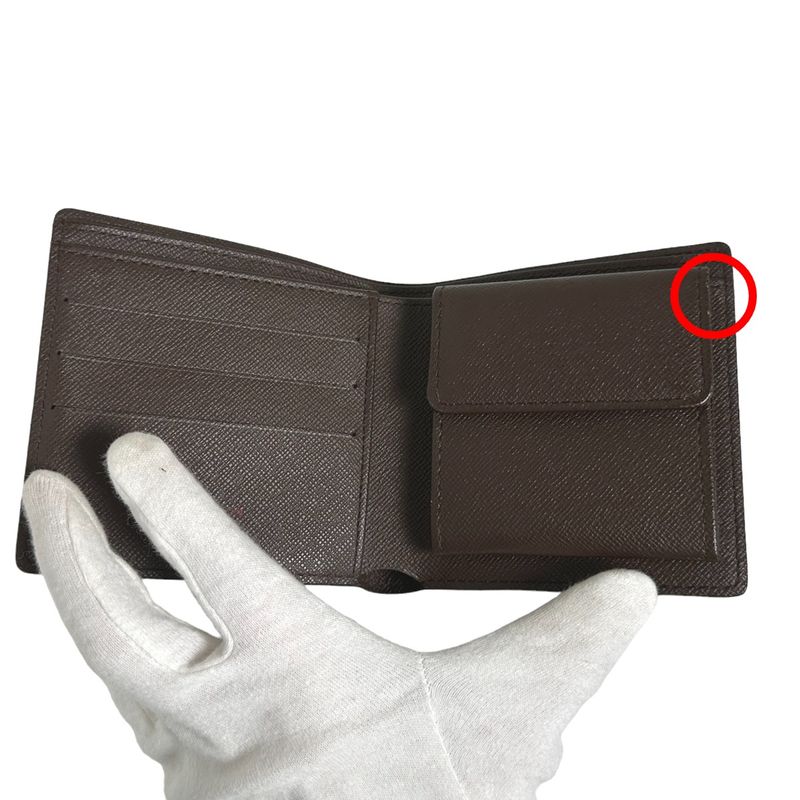 Louis Vuitton N61675 Damier Portefeuille Marco Wallet With Credit Card Slots