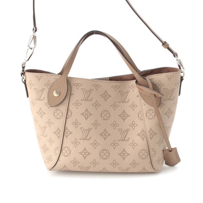 Louis Vuitton Monogram Mahina Leather Hina PM 2-Way Shoulder Tote Handbag Gare