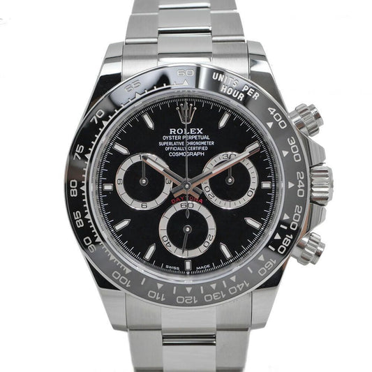 Rolex Cosmograph Daytona Watch SS Black Random