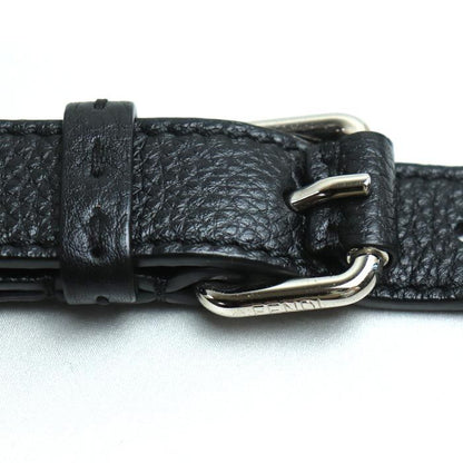 Fendi Mini Peekaboo Fitted 2way Shoulder Bag Black 7va422 Men's Preowned