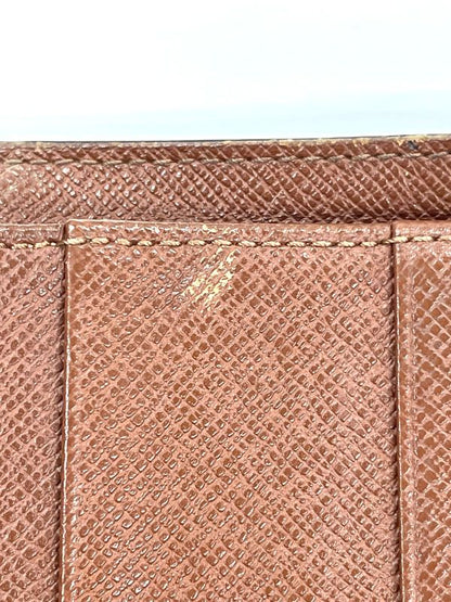 Louis Vuitton Monogram Compact Zipped Folding Wallet M61667 Brown Made In France