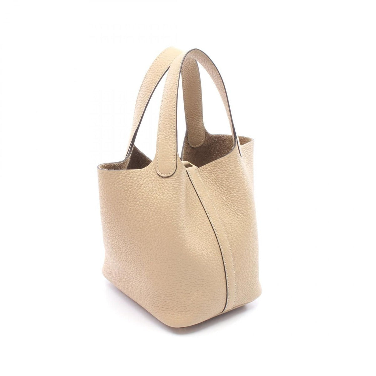 Hermes Handbag Picotin Lock PM Trench Leather Beige — view 2