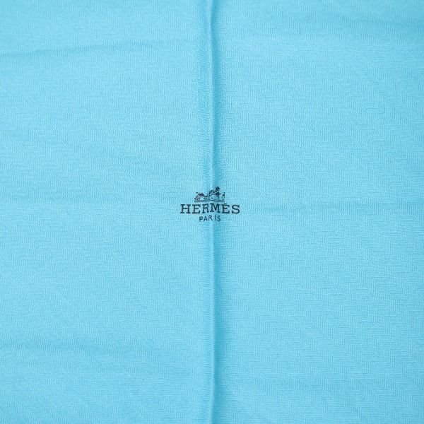 Hermes Cashmere And Silk Scarf Rhombus Scarf Hermes Blue