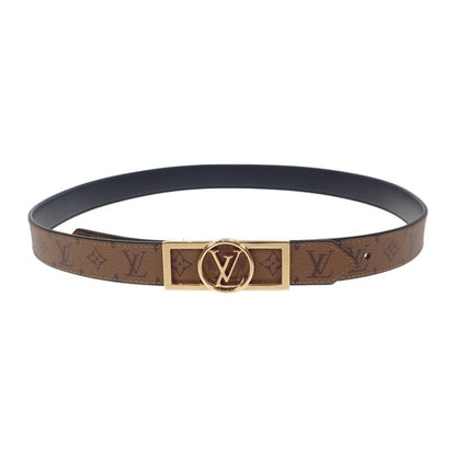Louis Vuitton Dauphine 25mm (0.98in) Reversible 85 M0203v Monogram Belt Leather