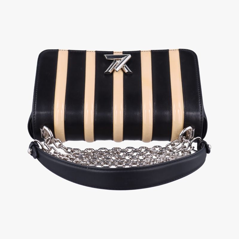 Louis Vuittongo 14 Maletage PM Black X Beigeleather Xpatent Fo3185