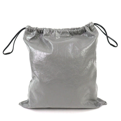 Balenciaga Shopper Pouch Ali Narumskin Drawstring Gray Recommended — view 3