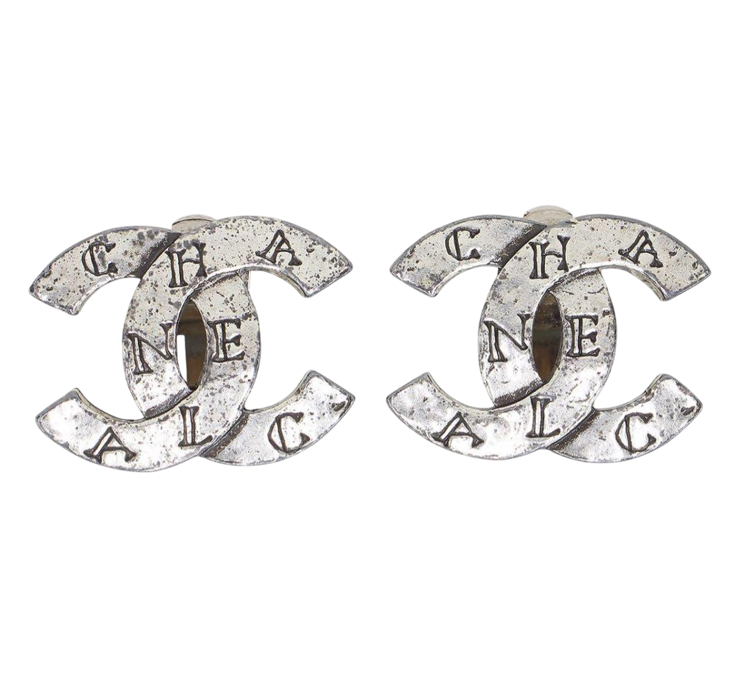 Chanel Coco Mark And Logo Earrings