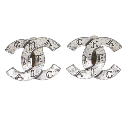 Chanel Coco Mark And Logo Earrings