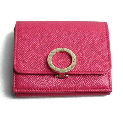 Bvlgari Trifold Wallet Pink