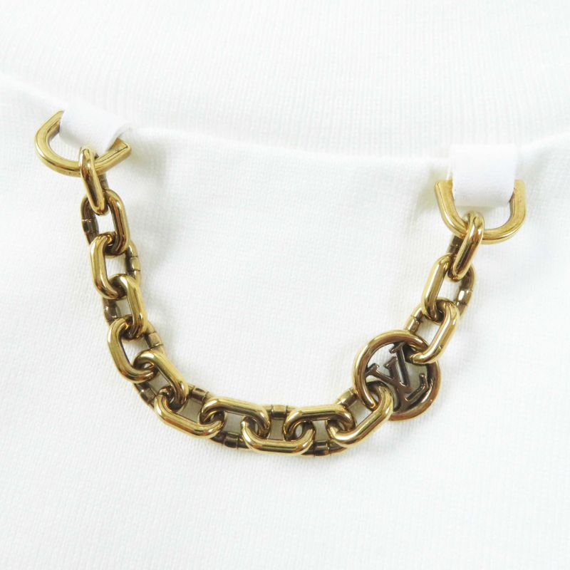 Louis Vuitton 23AW 1abrxk Zipper Sleeve T-shirt Dress Cotton Dress White Light