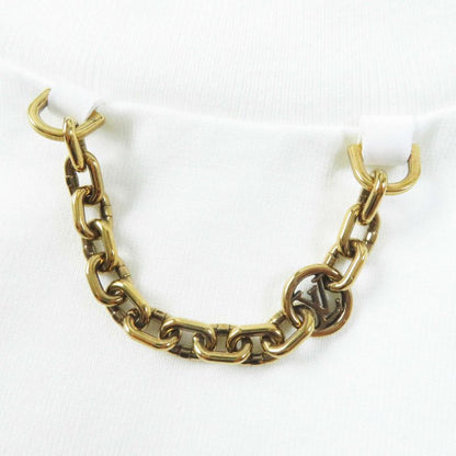 Louis Vuitton 23AW 1abrxk Zipper Sleeve T-shirt Dress Cotton Dress White Light