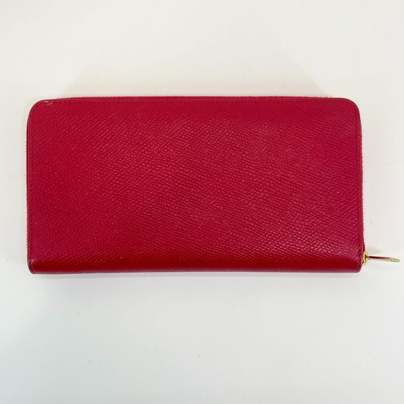 Celine Round Zipper Leather Zipped Wallet Long Wallet 24-2201l