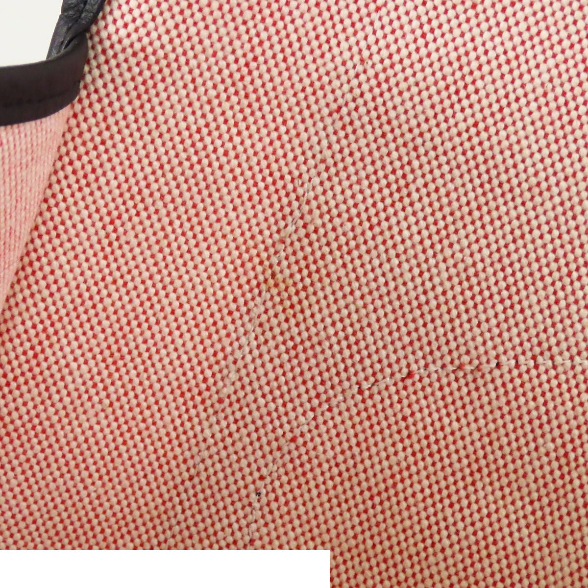 Hermes Petit h Large Tote Bag Black Natural Orange Toile Togo — view 8