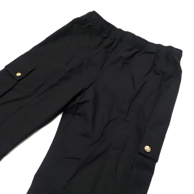 Celine Cargo Pants 2p99a547z 38NO 36 Size Black Gold Hardware Women's