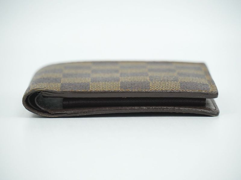 Authentic Louis Vuitton LV Portobier Carte Cles Di Monet Damier Ebène Fold