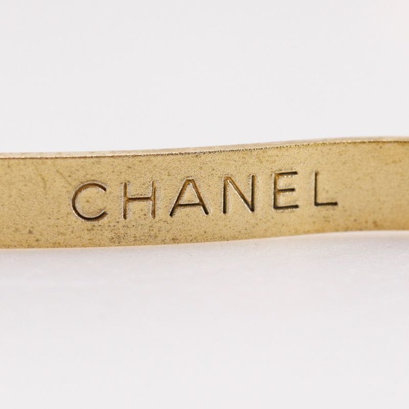 Chanel COCO Catsuit 01A Gold Plated And Faux Pearl Women's Other Accessories