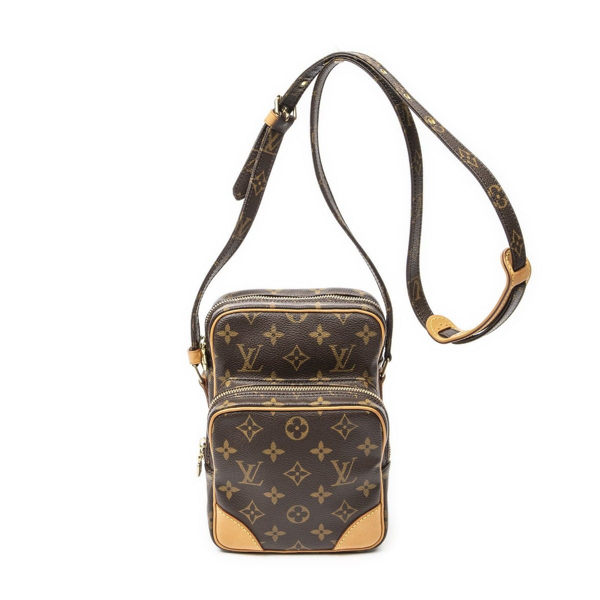 Louis Vuitton Amazon Brown Monogram Canvas Messenger Bag