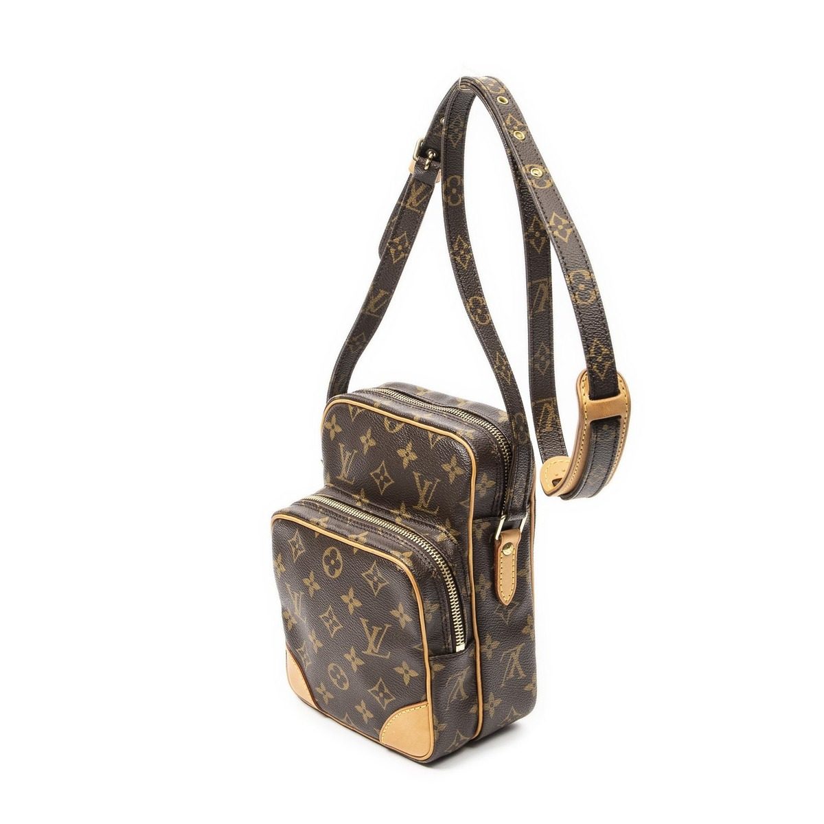 Louis Vuitton Amazon Brown Monogram Canvas Messenger Bag — view 2