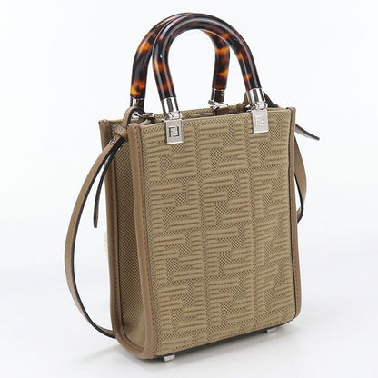 Fendi Sunshine Shopper Mini Fe90594 Tote Bag Cotton Sunshine Shopper Mini