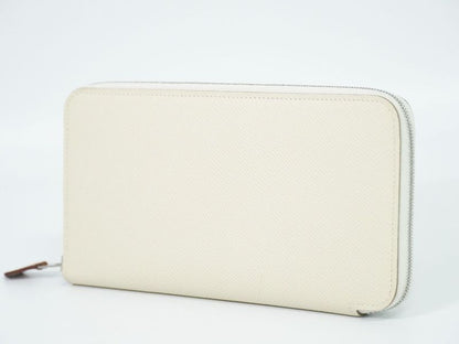 Authentic Hermes Azap Silk Inn Round Zipper Long Wallet U Engraved 2022 Leather