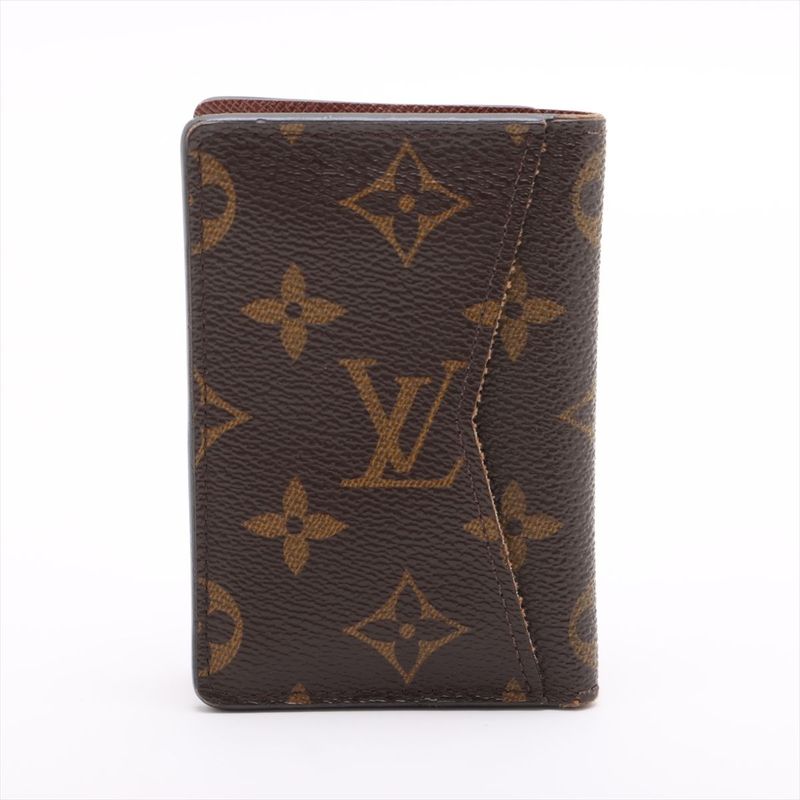Louis Vuitton Monogram Organizer De Poche Card Case M60502 Brown Made In France