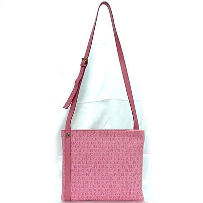 Bvlgari Shoulder Bag Pink Logomania Ec20545