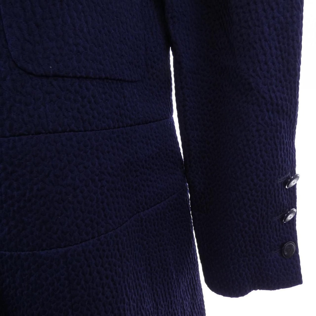 Chanel Vintage Coat Blue 40 — view 7