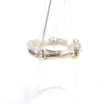 Tiffany & Co Sv925 Bamboo RING Bamboo Ring Accessory Silver Size Approx 10