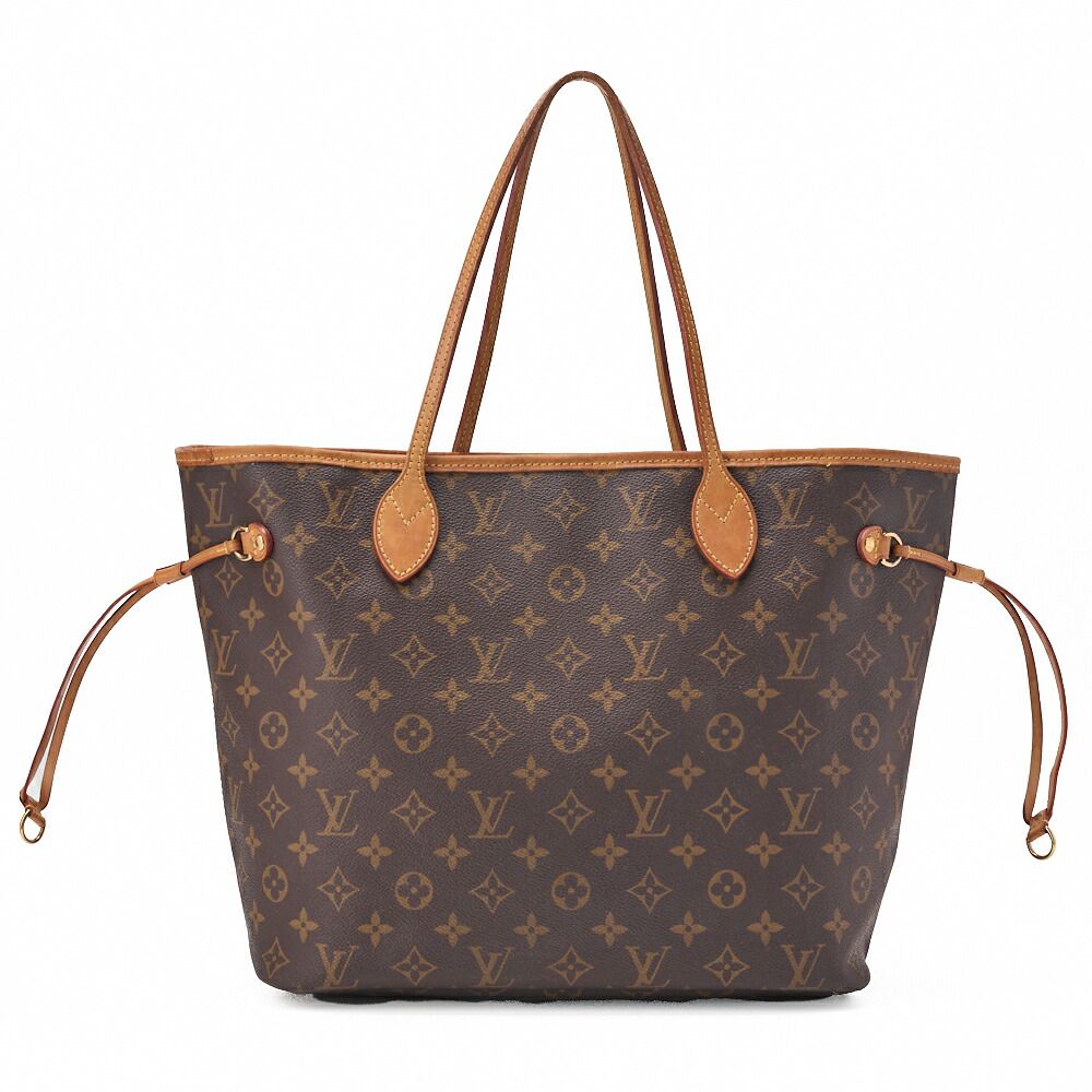 Louis Vuitton Monogram Neverfull MM Brown M40156 (gold Hardware) Tote Bag (gold