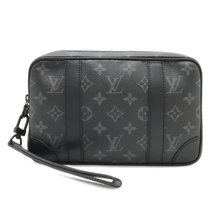 Louis Vuitton Monogram Eclipse Pochette Kasai Clutch Pouch Case