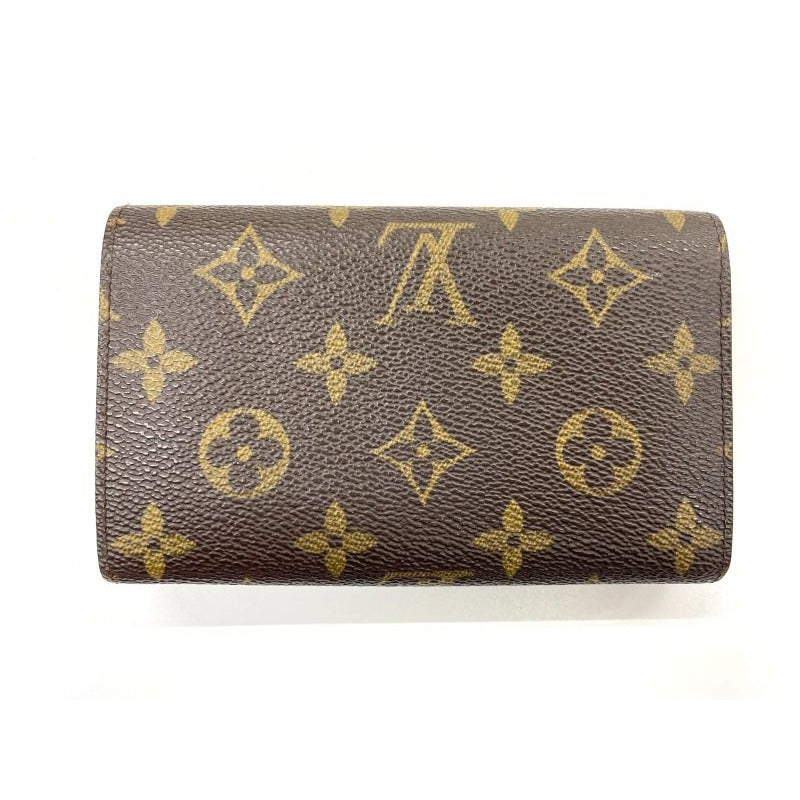 Louis Vuitton Monogram Porte Monet Vieux Tresor Foldable Wallet L-shaped — view 2