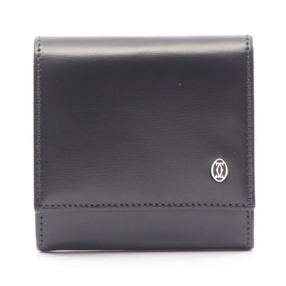 Cartier Coin Case Pasha Black Leather