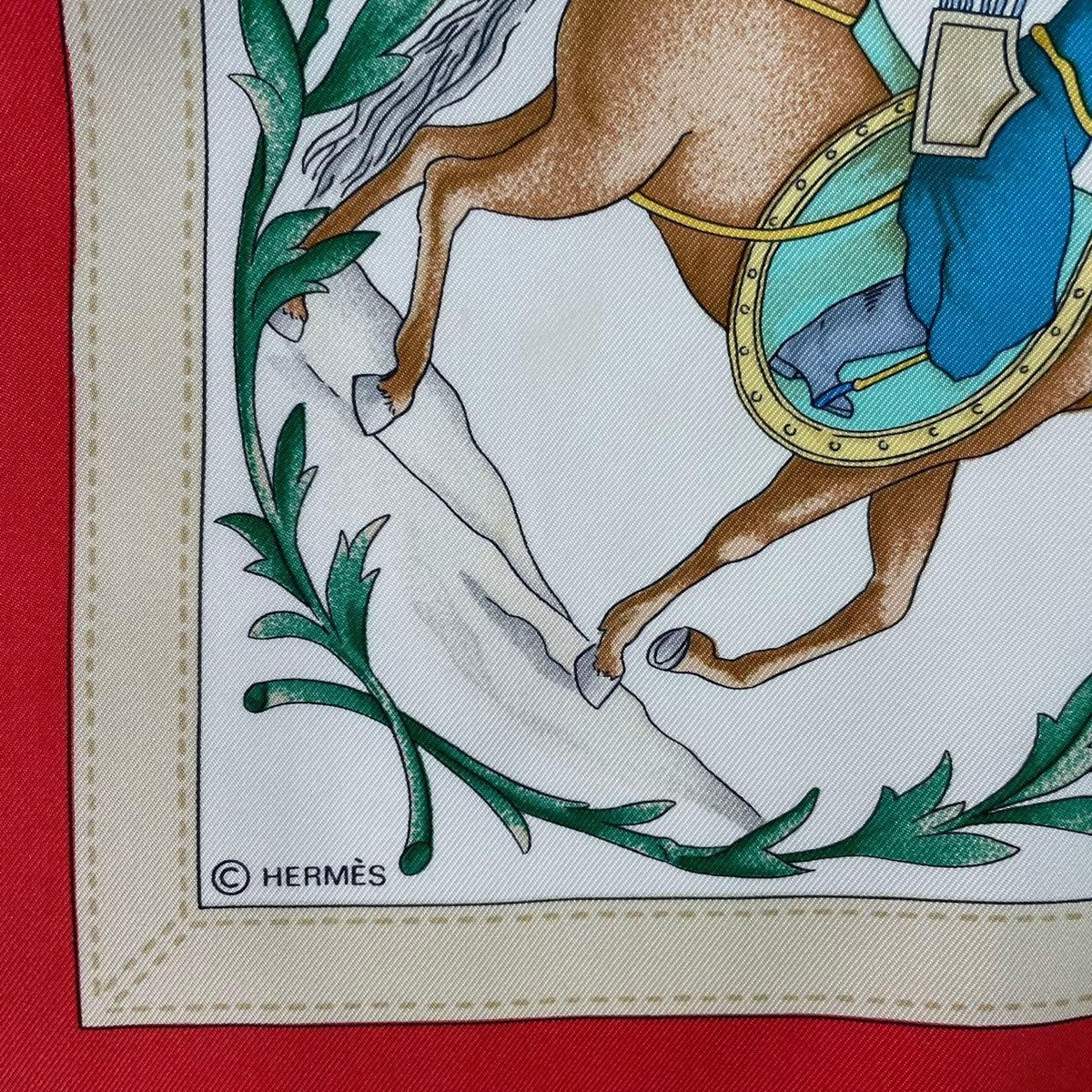 Hermes Scarf Carre 90 Costumes Civils Actuels Modern Citizen Silk — view 7