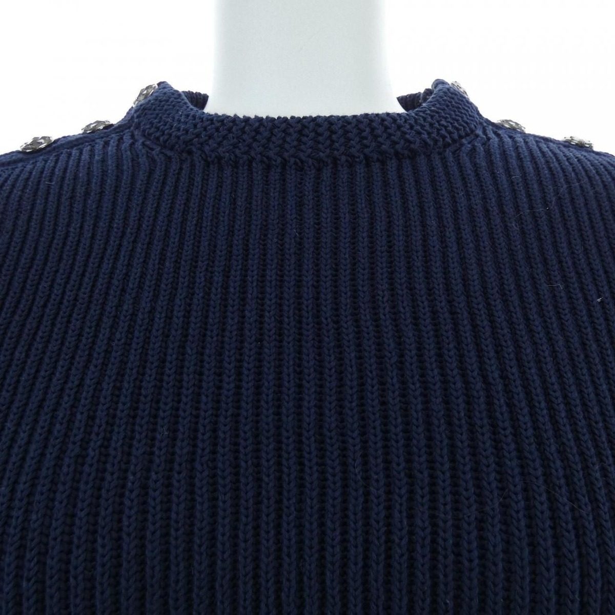 Chanel Knit Top Navy — view 6