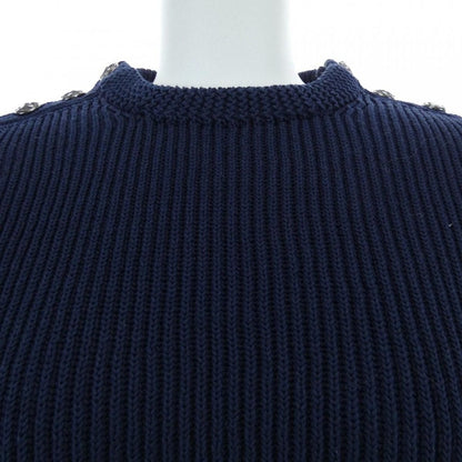 Chanel Knit Top Navy — view 6