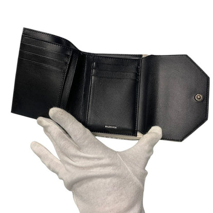 3393 Balenciaga 753762 2aabx 9960 Envelope Flap Compact Wallet Trifold Wallet