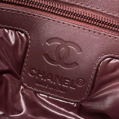 Chanel Shoulder Bag Coco Cocoon A48616 Black Silver Hardware Leather