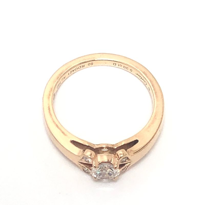 Cartier Ring - Ballerina Solitaire 18K Pink Gold Gold