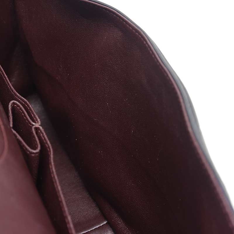 Chanel 2.55 Chain Shoulder Bag Black Calf Silver Hardware