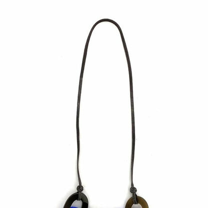 Hermes Necklace Caramba Lacquer Chain Beige